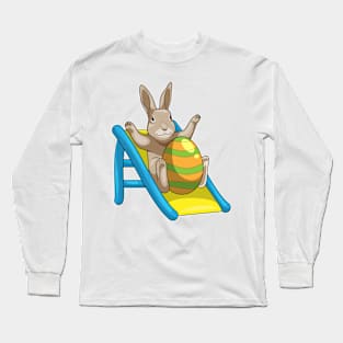 Bunny Easter Easter egg Slide Long Sleeve T-Shirt